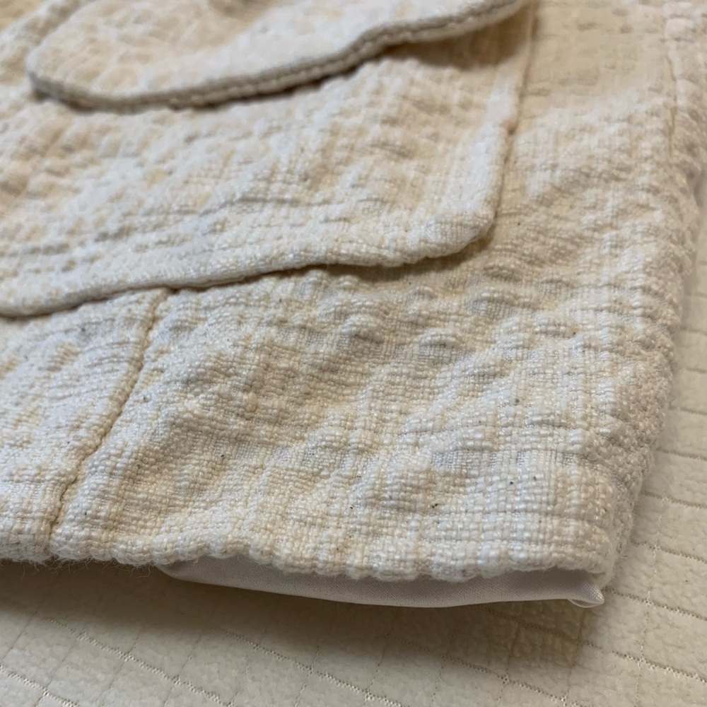 Pleione textured cream colored cropped jacket - Picture 8 of 14